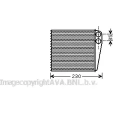 Радиатор печки, теплообменник AVA QUALITY COOLING VW6229 B09ES L 2030240 Q4MZ9 изображение 0