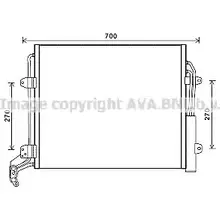 Радиатор кондиционера AVA QUALITY COOLING VWA5324D 7RU0M Z7AU P 2030411