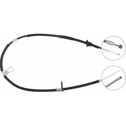 Трос ручника NIPPARTS 2030774 8711768495589 J10897 I3DZJ J