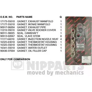 Комплект прокладок двигателя NIPPARTS 2032306 C EPJP J1242040 8711768029876