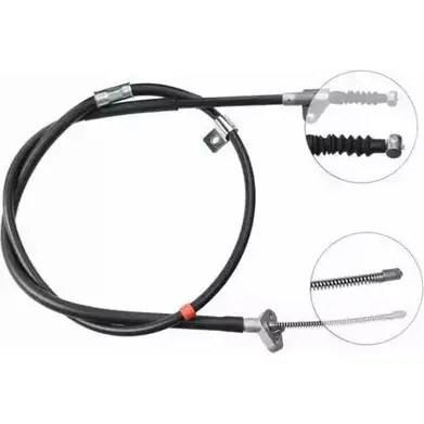 Трос ручника NIPPARTS 2034656 J16627 8718638387661 J8R T9