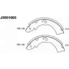 Тормозные колодки NIPPARTS J3501003 6GD 12 8711768054175 2038010