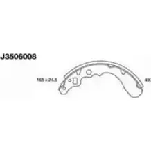 Тормозные колодки NIPPARTS VLB4O G J3506008 8711768055042 2038108 изображение 0