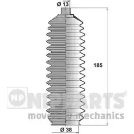 Пыльник рулевой рейки NIPPARTS OC6 NB N2843020 8711768849511 2045654 изображение 0