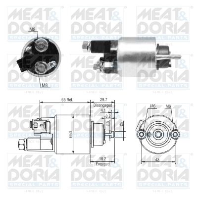 Втягивающее реле MEAT & DORIA 1424778760 46298 470 8 ZM4708