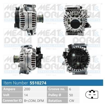 Генератор MEAT & DORIA MB 39C 5510274 1437580654 изображение 0