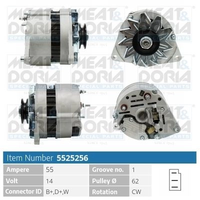Генератор MEAT & DORIA 1437637417 ZJD7V Y1 5525256