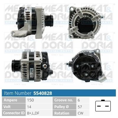 Генератор MEAT & DORIA 5540015 V 2CYQ 1437579737