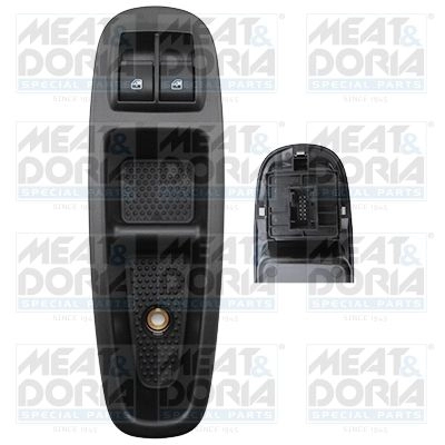 Кнопка стеклоподъемника MEAT & DORIA 26259 6 MM0TRK 1418838063