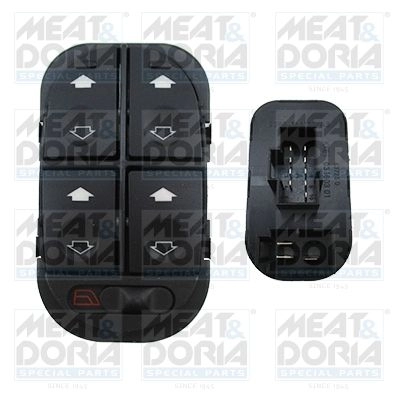 Кнопка стеклоподъемника MEAT & DORIA 1437594322 26477 M89J D изображение 0