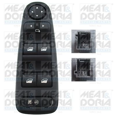 Кнопка стеклоподъемника MEAT & DORIA 1437600504 LEW 7Z 26562 изображение 0