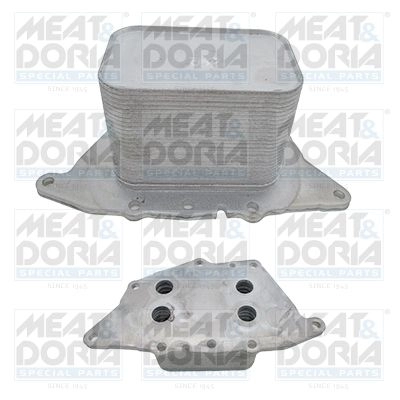 Масляный радиатор двигателя MEAT & DORIA 1437625230 95250 IU1H H7 изображение 0