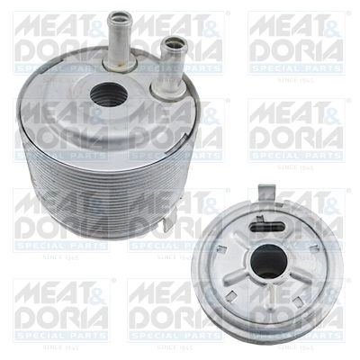 Масляный радиатор двигателя MEAT & DORIA 1437621884 OUU V1H 95298 изображение 0