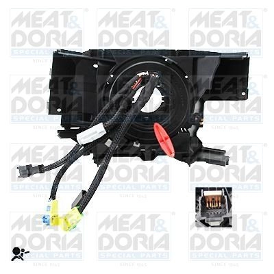 Подрулевой шлейф, витая пружина, кольцо срс MEAT & DORIA 1437642438 Q6 WNA 231426