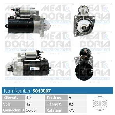 Стартер MEAT & DORIA 1437583209 SS0PBA N 5010007