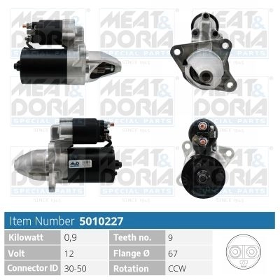 Стартер MEAT & DORIA 5010227 1437582876 Y0 8RG