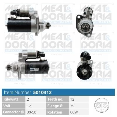 Стартер MEAT & DORIA 1440471010 L FDLN 5010312