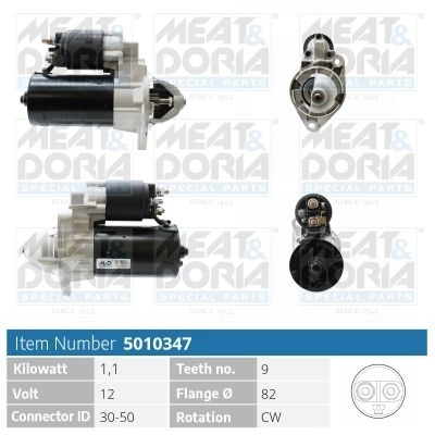 Стартер MEAT & DORIA 5010347 IFX WMY5 1440471023