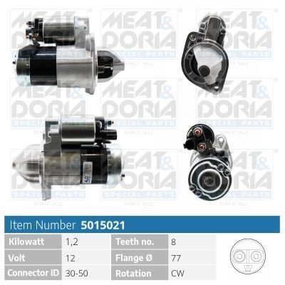 Стартер MEAT & DORIA 1437582760 5015021 0VKO 3EY