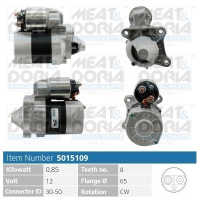 Стартер MEAT & DORIA 68F5 A54 5015109 1437582623 изображение 0