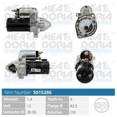 Стартер MEAT & DORIA 1437582617 5015286 NOT0D XQ