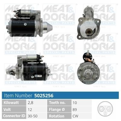 Стартер MEAT & DORIA 5025256 QW WCVV 1437583181