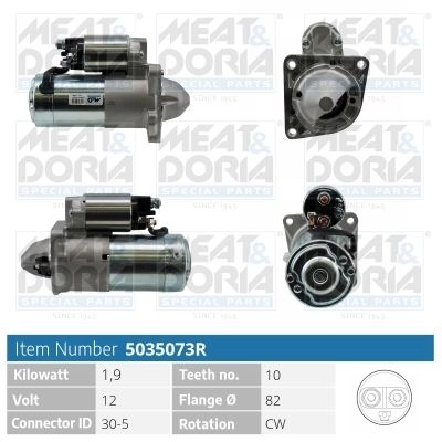 Стартер MEAT & DORIA 5035073R 1440471066 2L Z52B