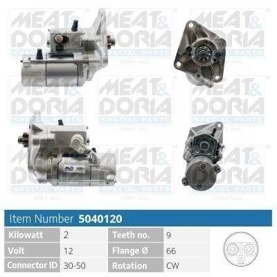Стартер MEAT & DORIA W KL3Q 5040120 1440471081