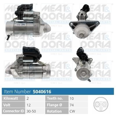 Стартер MEAT & DORIA PYLD 8 5040616 1440471096