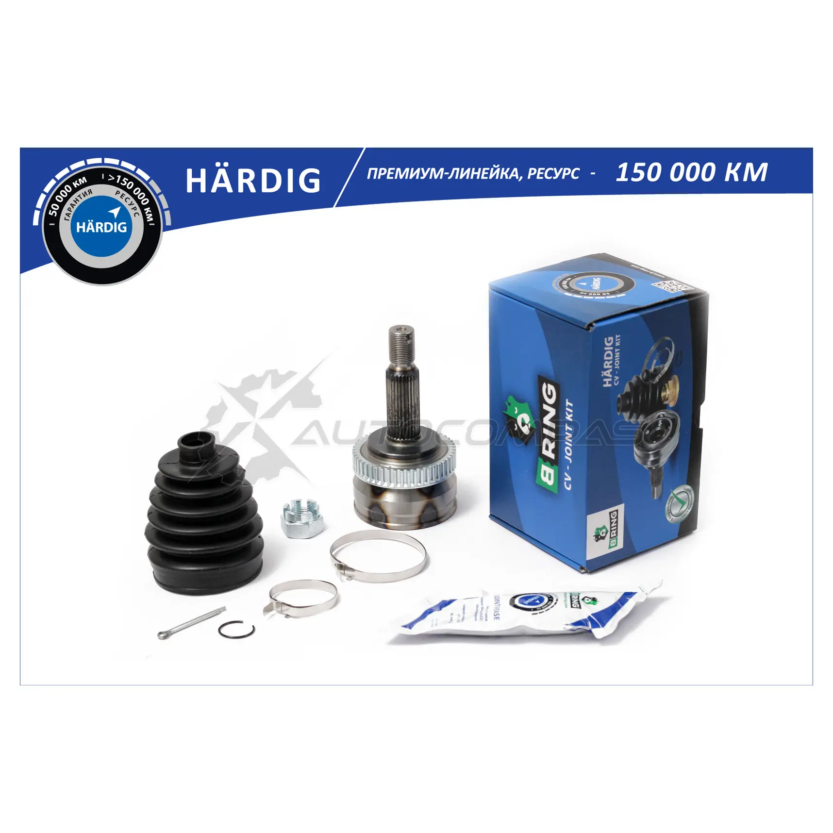 Шрус KIA Sportage (04-), HYUNDAI Tucson (04-) (наружный) (с ABS, 27/24) B-RING HBOC1818A JU FTIE 1441291007