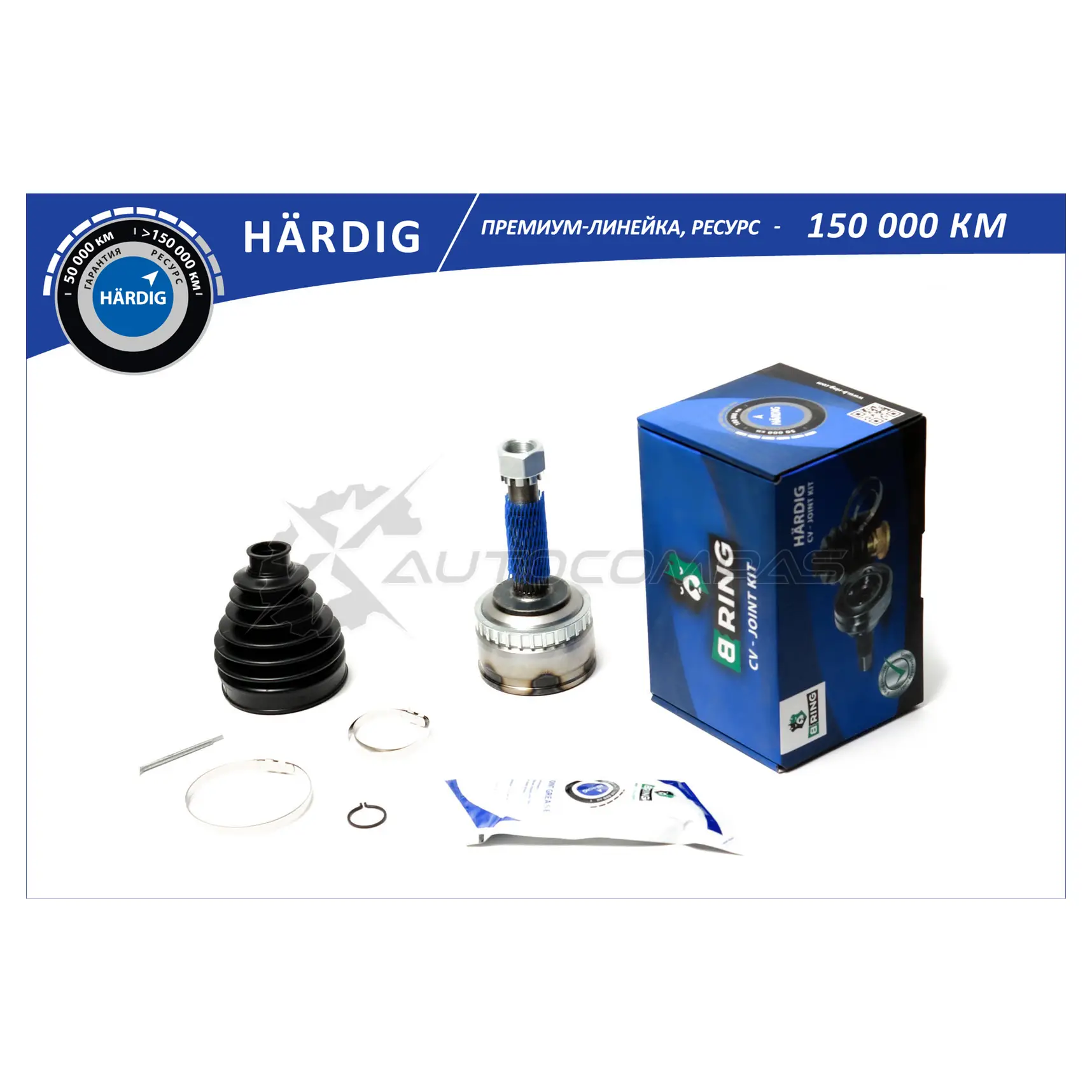 Шрус OPEL Corsa (93-), Combo (93-) (наружный) (с ABS, 22/28) B-RING 1441291199 HBOC1705A DVLH 1EE изображение 0