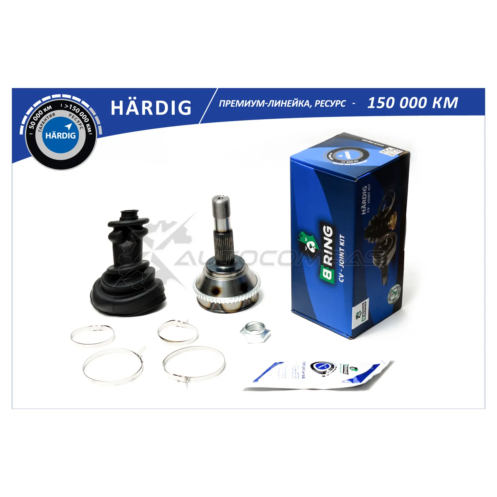 Шрус CITROEN Jumper (94-), FIAT Ducato (94-) (наружный) (с ABS, 28/39) B-RING 6U55IV B 1441291301 HBOC2601A