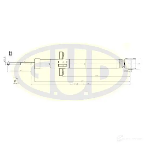 Амортизатор подвески G.U.D. BG2 6SB 1422944373 GSA343274 изображение 0