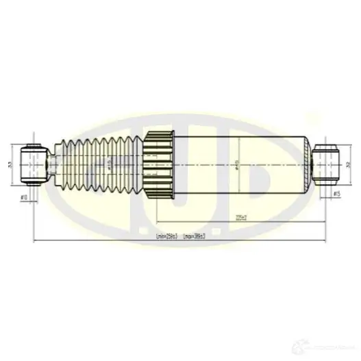 Амортизатор подвески G.U.D. 1422944429 GSA553218 CO UZ8