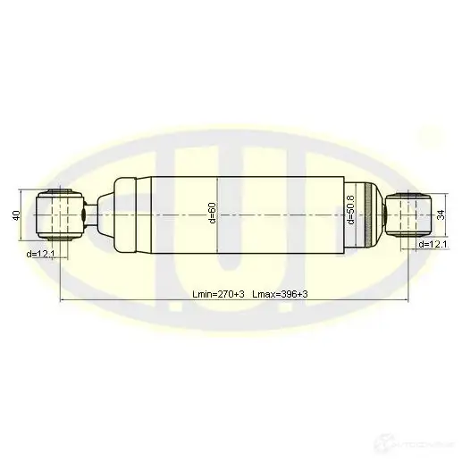 Амортизатор подвески G.U.D. GSA551811 1422942519 XC T0LT9