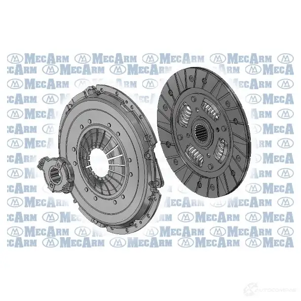Комплект сцепления MECARM 8051499125356 3542610 MK9891 W36A 2F3 изображение 0
