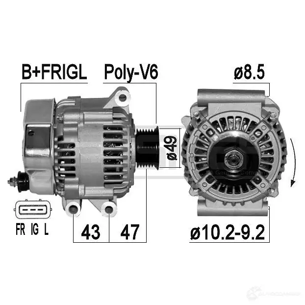 Генератор MESSMER 1437594267 210895a J45E PS изображение 0