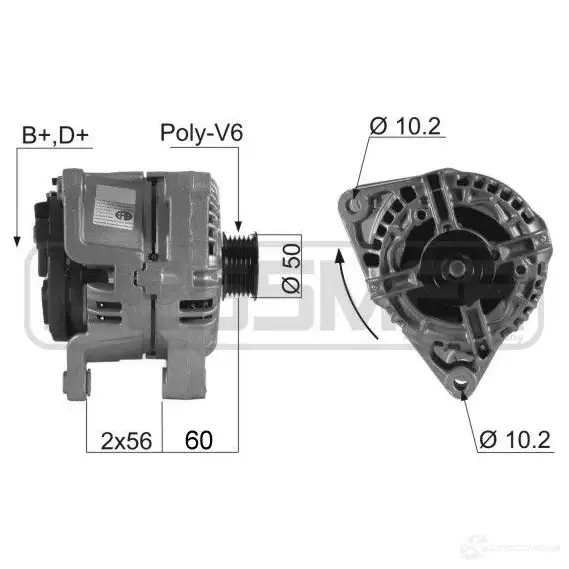 Генератор MESSMER 1437593489 QYH R0XQ 210037a изображение 0