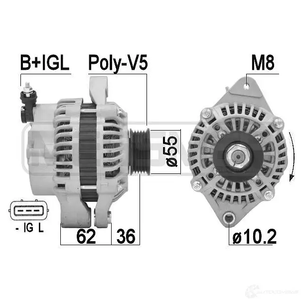 Генератор MESSMER 1437595071 209353a 0BXT 80 изображение 0