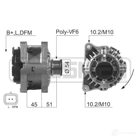 Генератор MESSMER 1437593520 210507a 6XJJM PD