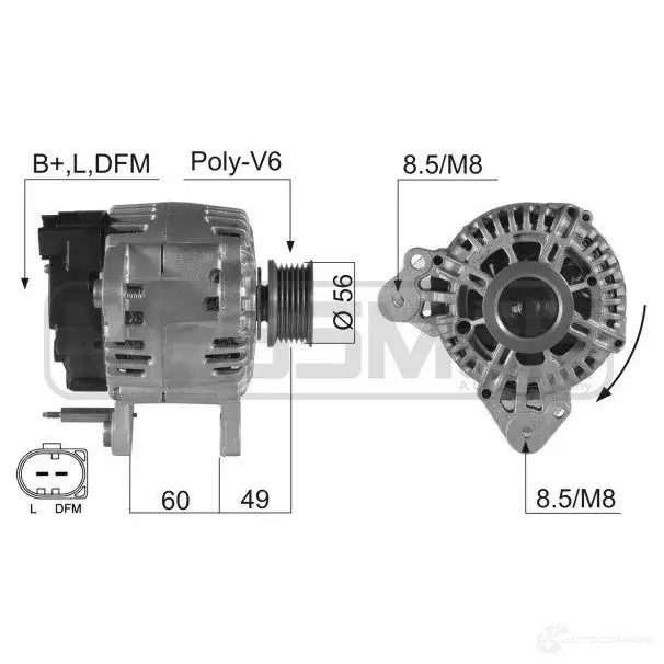 Генератор MESSMER 1437594513 DK FFG5N 210496a