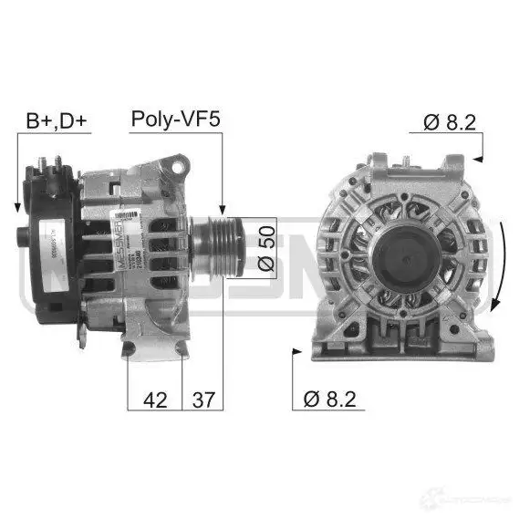 Генератор MESSMER 210340a 8R V658 1437592959
