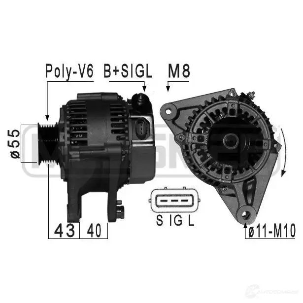 Генератор MESSMER X5 BWJ8X 1437593915 209003a изображение 0