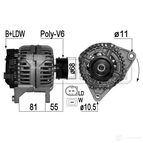 Генератор MESSMER 1437592497 C6OB Z 209051a