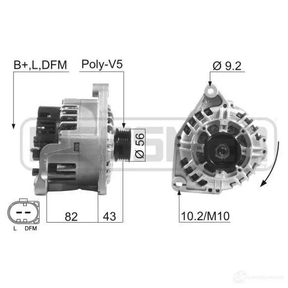 Генератор MESSMER 2Y40 W8T 1437594647 210602a изображение 0