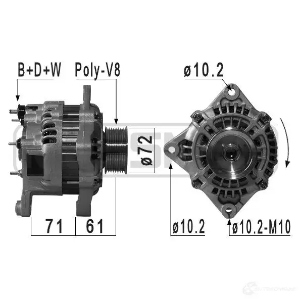 Генератор MESSMER 8MC5 V1H 2627935 210925 изображение 0