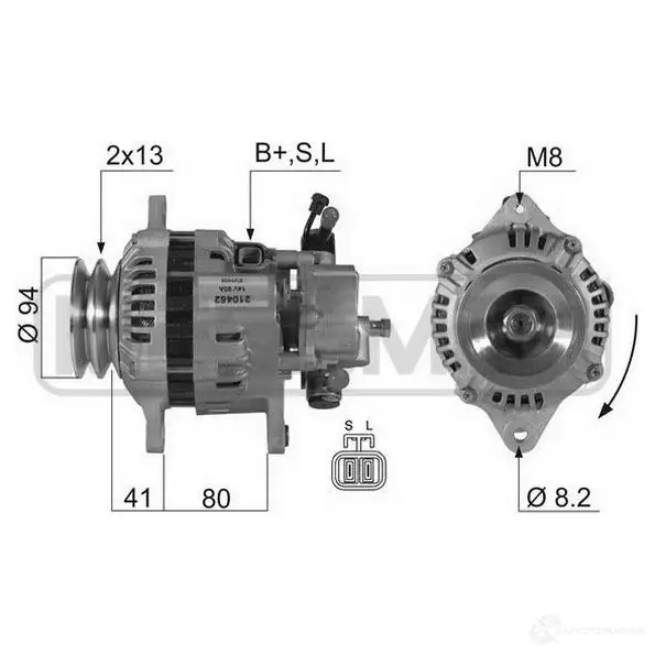 Генератор MESSMER 1437592775 210452a RI0 2EA изображение 0