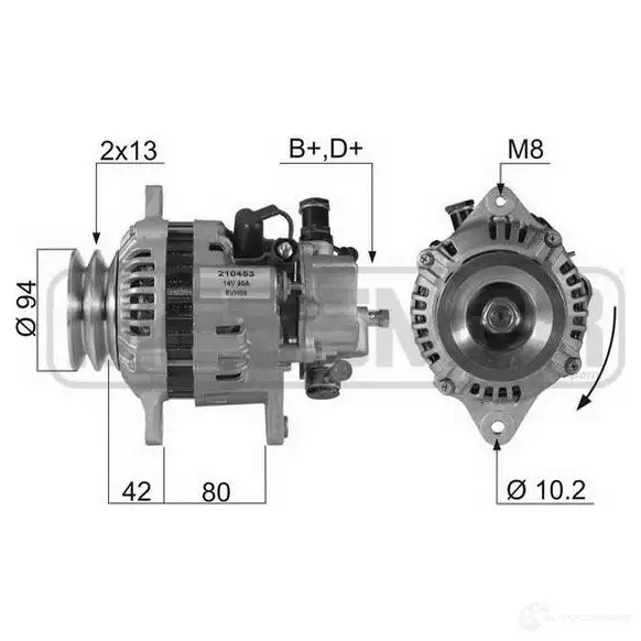 Генератор MESSMER 210453a GJBM 0KY 1437592779 изображение 0