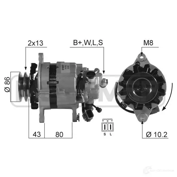 Генератор MESSMER 1437592781 Q5A 3W 210457a изображение 0