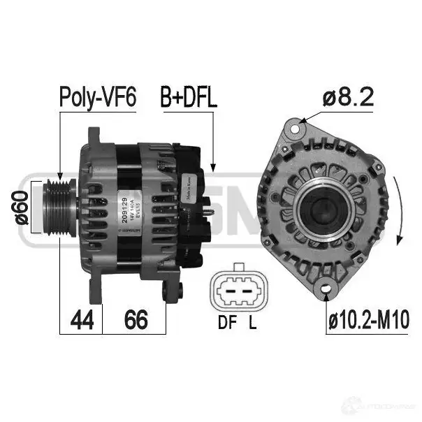 Генератор MESSMER 40V4 1WG 1437594729 209129a изображение 0